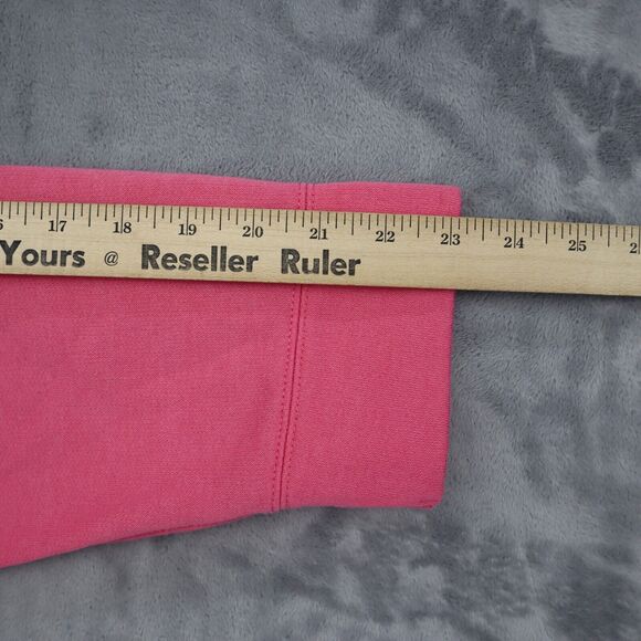 Bobbie Brooks Shirt Womens 2XL Pink V Neck Long Sleeve Banded Cuffs Pullover Top - Picture 7 of 16